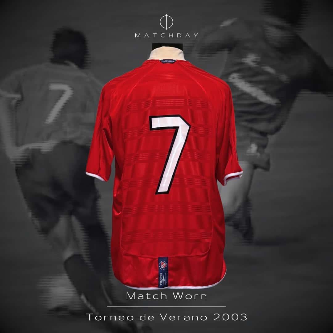Cristian Gómez – Independiente – Torneo de verano 2003 – MATCH WORN JERSEY – COLECCIÓN JUAN ELUCHANS - Imagen 3