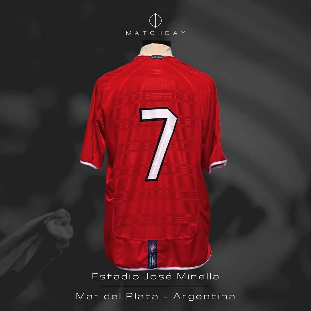 Cristian Gómez – Independiente – Torneo de verano 2003 – MATCH WORN JERSEY – COLECCIÓN JUAN ELUCHANS - Imagen 5