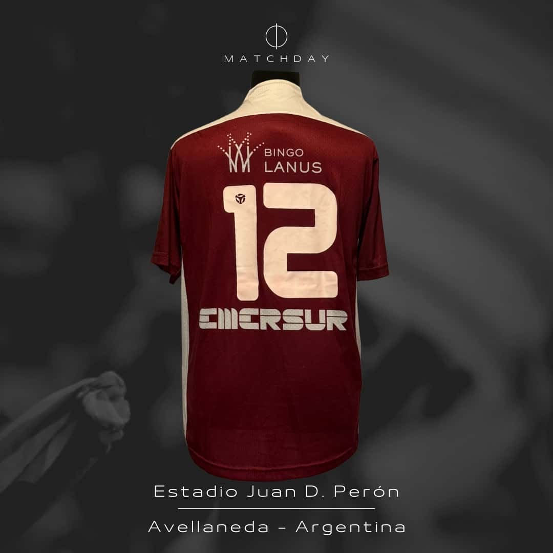 Eduardo Ledesma – Lanús – Torneo Clausura 2007 – MACTH WORN JERSEY – COLECCIÓN JUAN ELUCHANS - Imagen 5