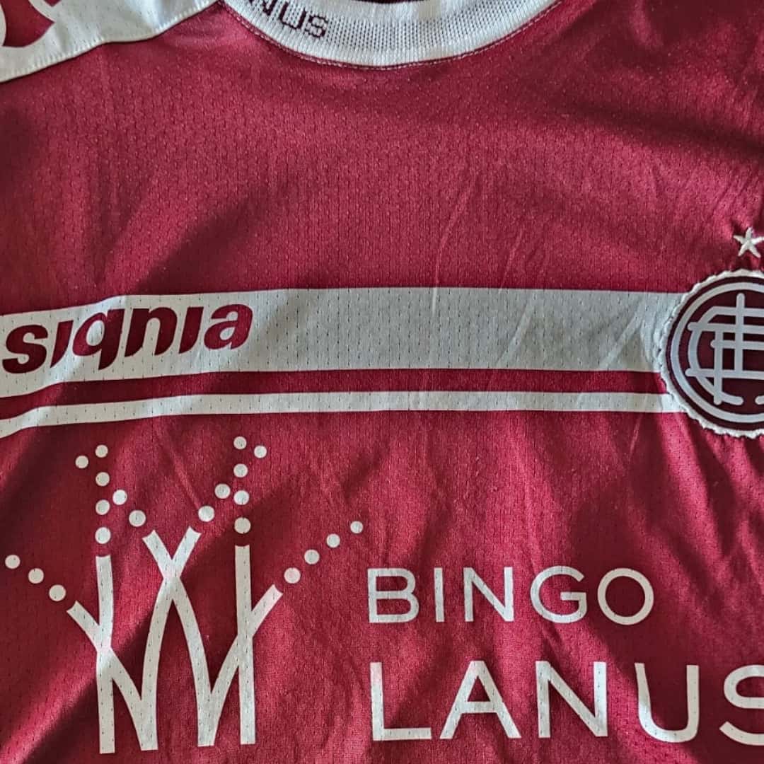 Eduardo Ledesma – Lanús – Torneo Clausura 2007 – MACTH WORN JERSEY – COLECCIÓN JUAN ELUCHANS - Imagen 17