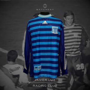 Javier Lux - Racing Club - Torneo Clausura 1999 - MATCH WORN JERSEY