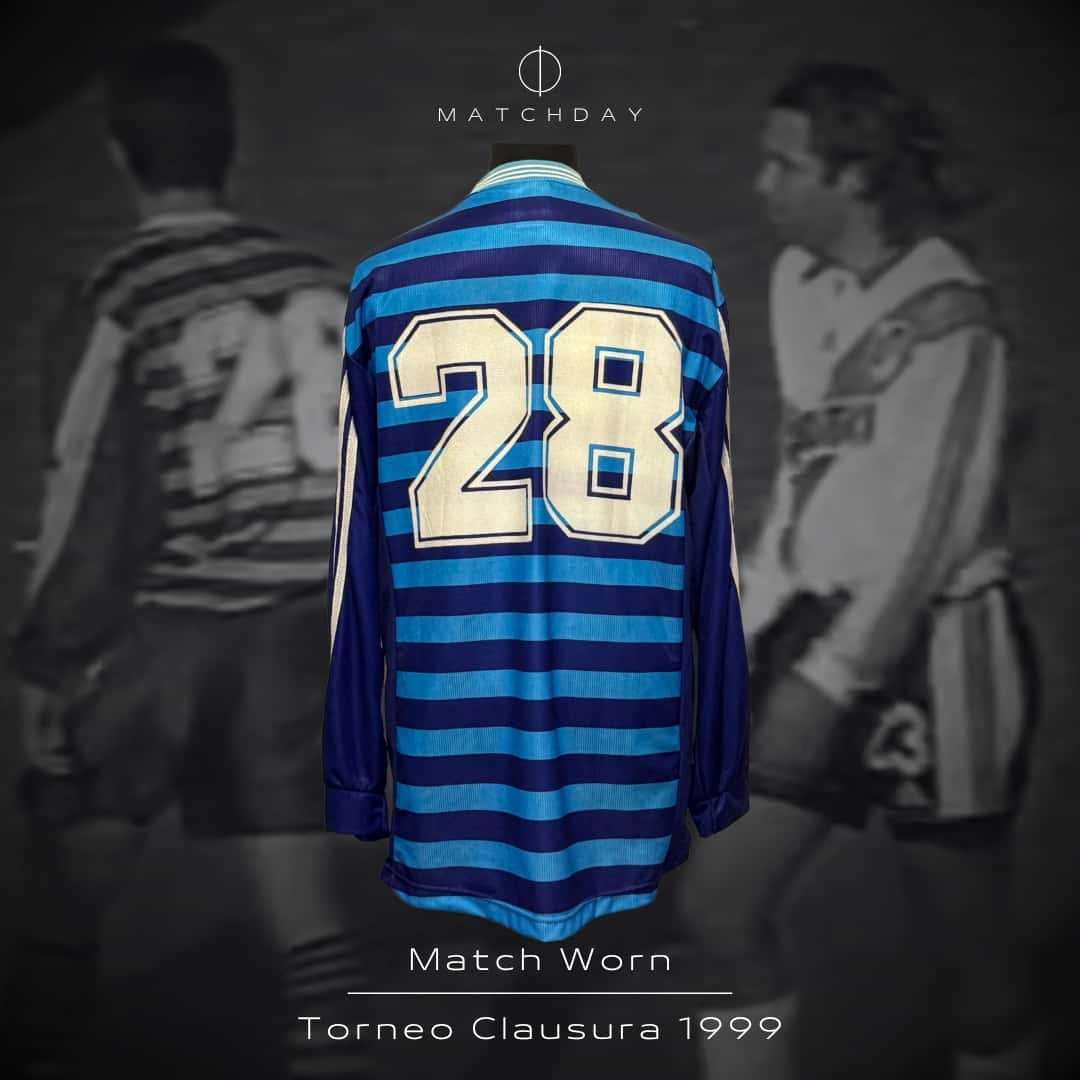 Javier Lux – Racing Club – Torneo Clausura 1999 – MATCH WORN JERSEY - Imagen 3