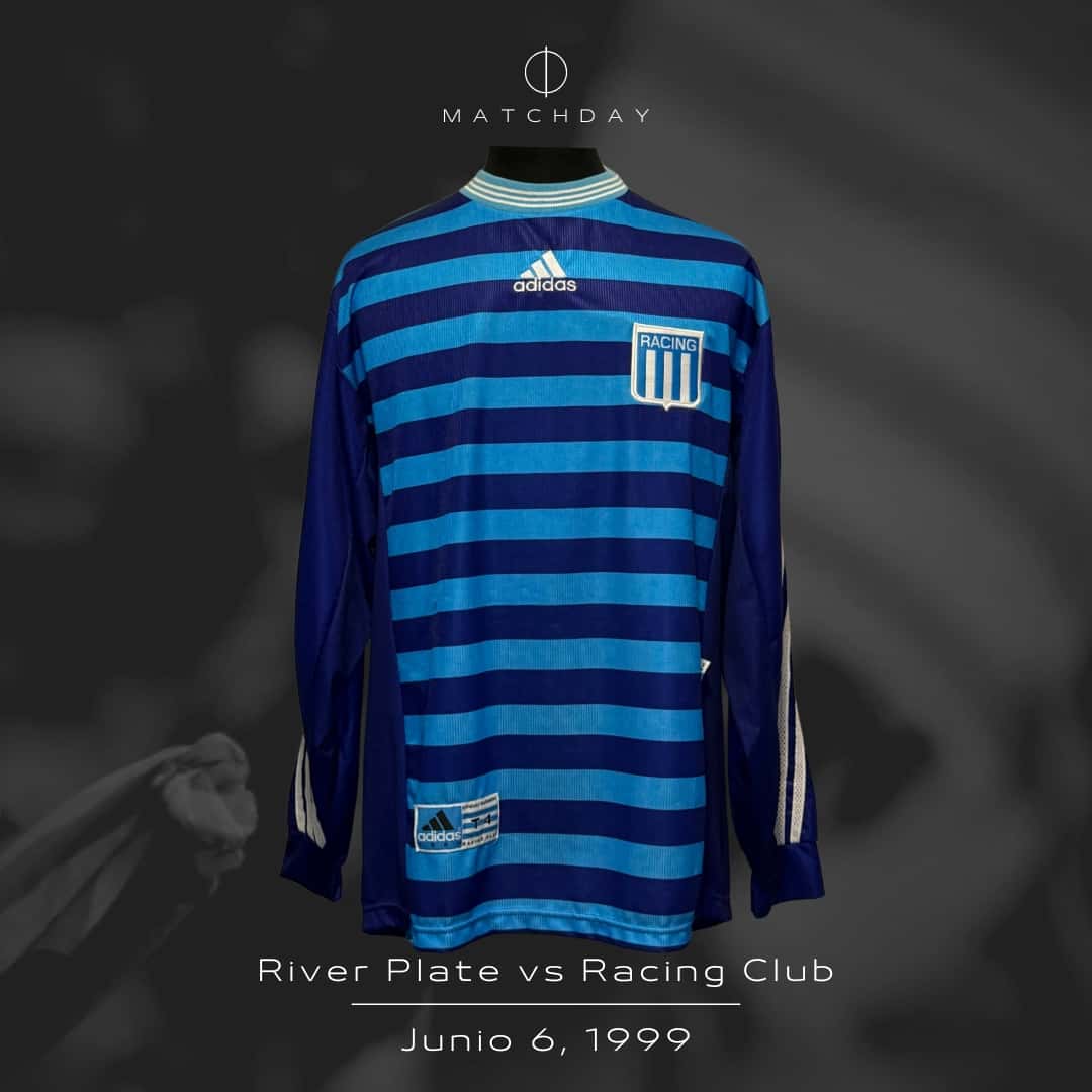 Javier Lux – Racing Club – Torneo Clausura 1999 – MATCH WORN JERSEY - Imagen 4
