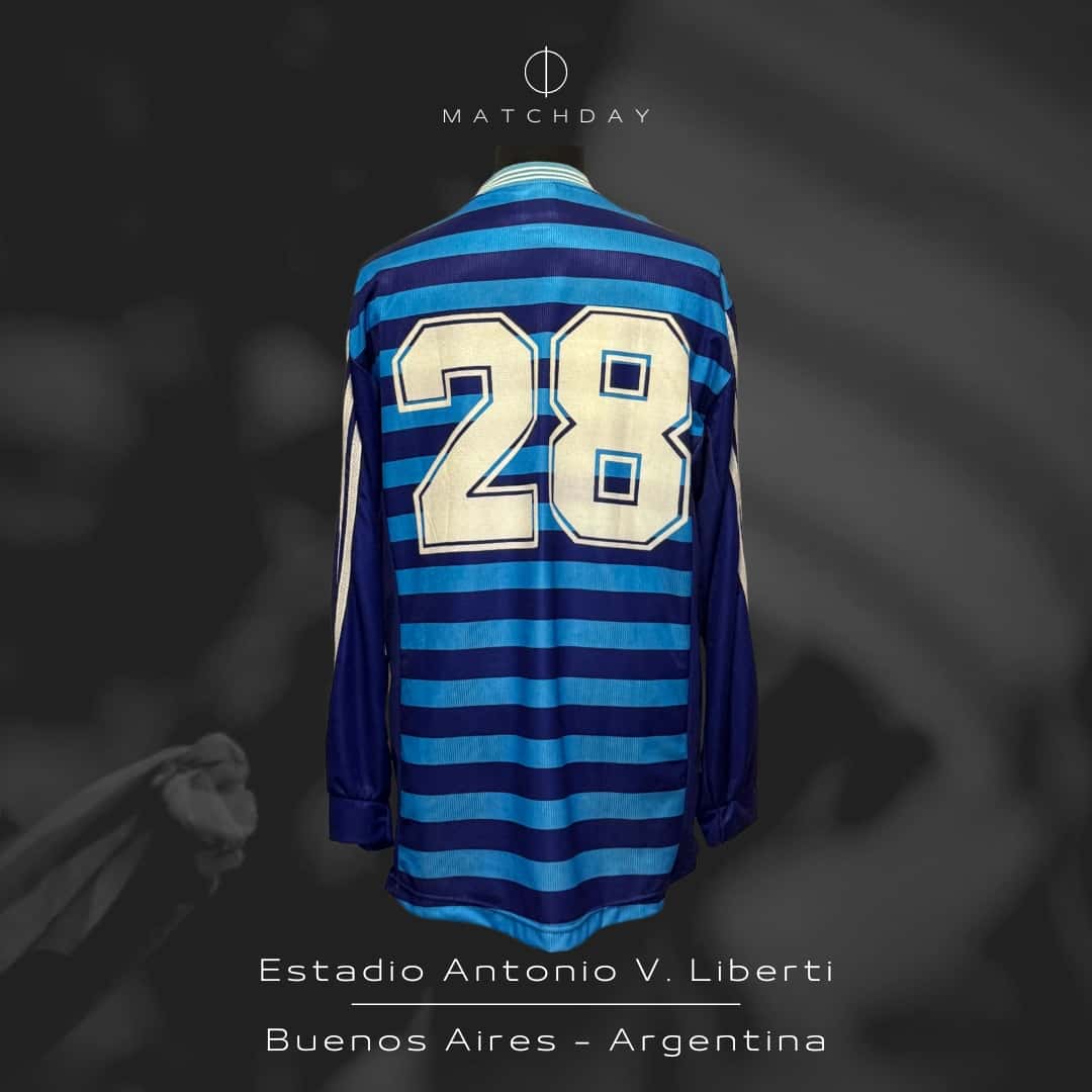 Javier Lux – Racing Club – Torneo Clausura 1999 – MATCH WORN JERSEY - Imagen 5