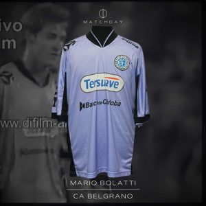 Mario Bolatti - Belgrano - Torneo Triangular de verano 2007 - MATCH WORN JERSEY - COLECCIÓN JUAN ELUCHANS