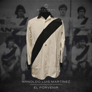 Arnoldo Luis Martinez - El Porvenir - Primera C 1975 - MATCH WORN JERSEY