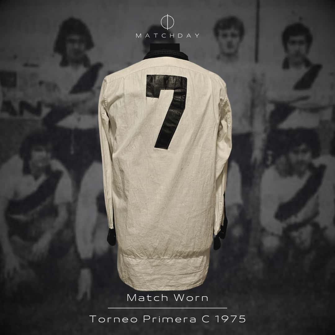Arnoldo Luis Martinez – El Porvenir – Primera C 1975 – MATCH WORN JERSEY - Imagen 3