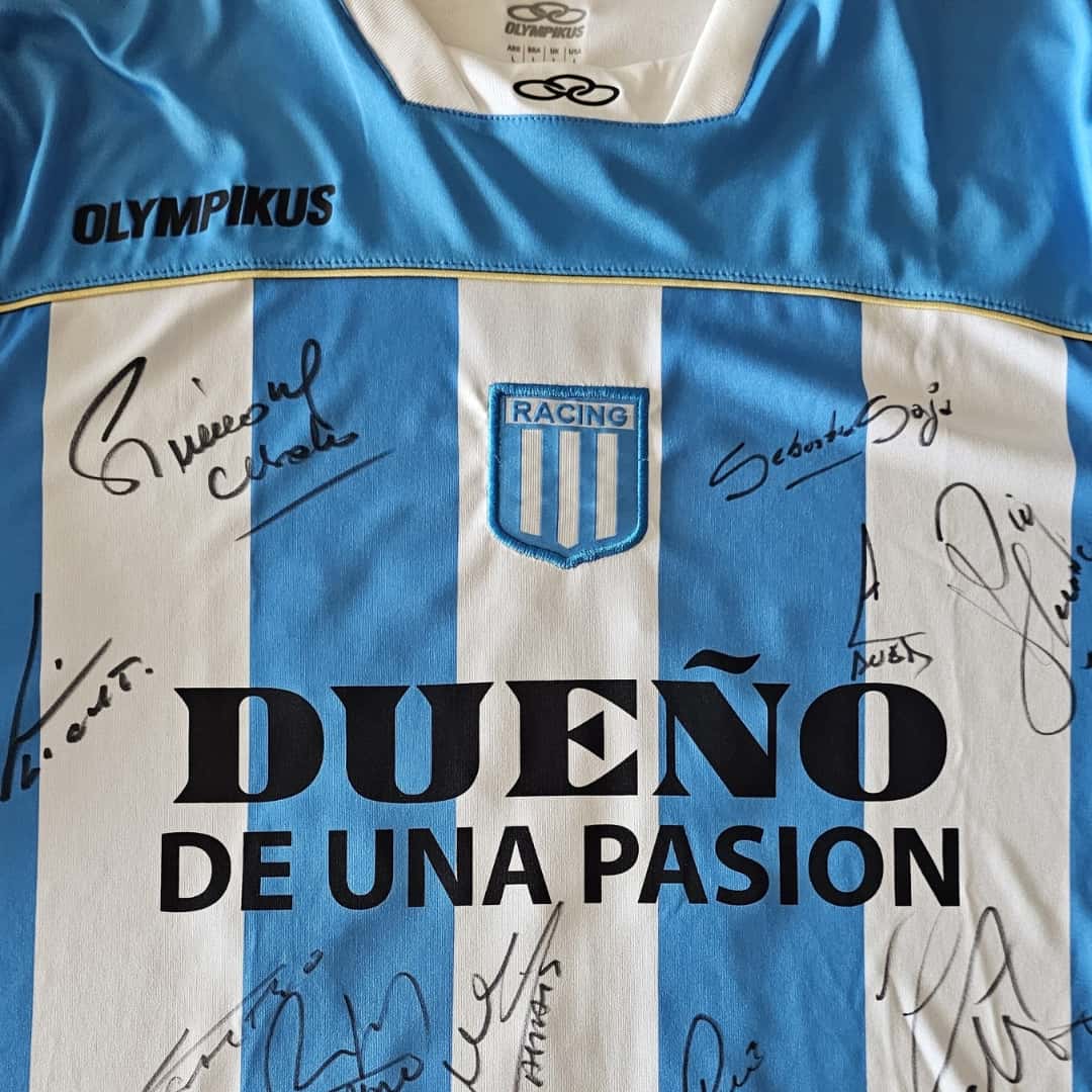 Bruno Zuculini – Racing Club – Torneo Clusura 2011 – MATCH WORN & SIGNED JERSEY - Image 11